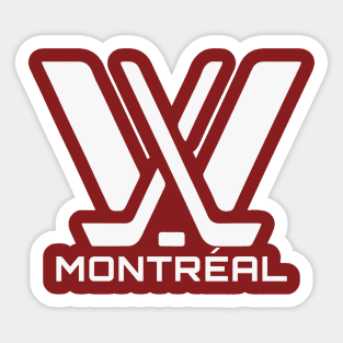 PWHL Montreal Wall Paper Sticker